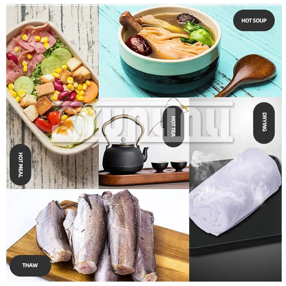 لوح عزل الطعام المنزلي مكتب وجبة التدفئة آلة الاحترار المحمولة صينية عزل كوستر موقد كهربائي