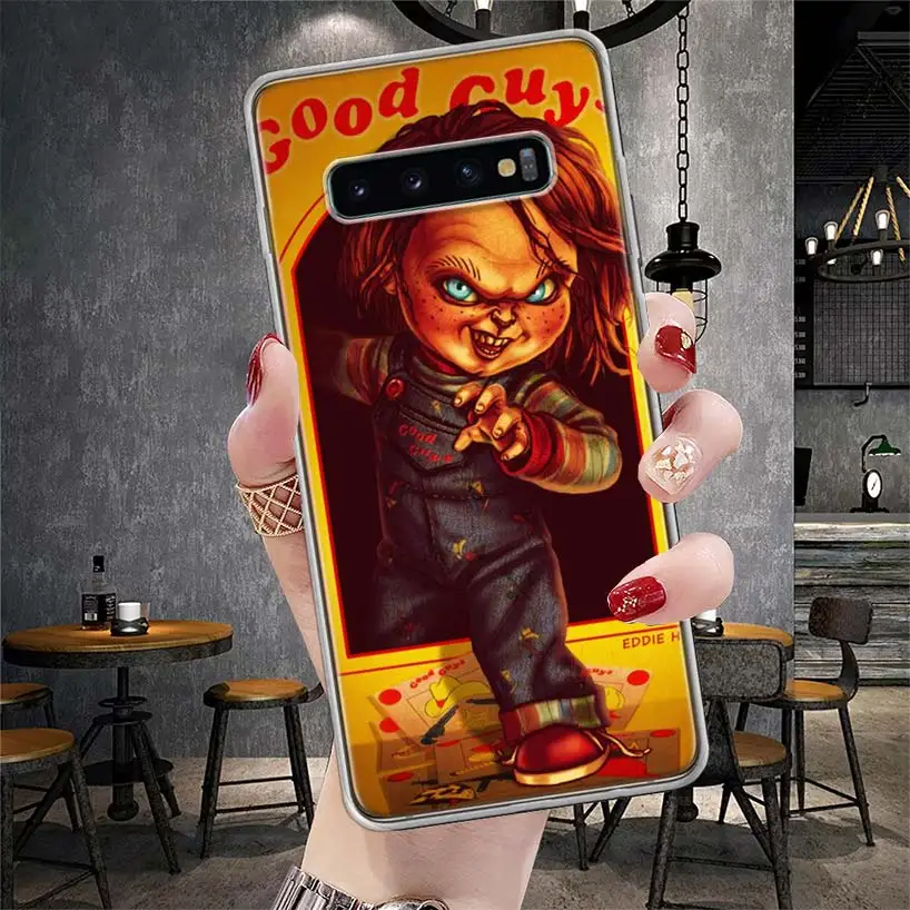 Chucky Child's Play Phone Case For Samsung Galaxy S21 S20 FE S22 S23 S24 Ultra S10 Plus S9 + S8 S10E Soft Cover Shell Coque