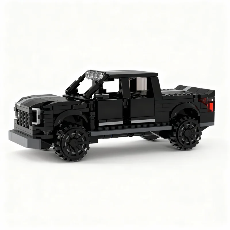 

387pcs MOC Forded F 150 Shelby Super Snake City Champions Model Building Blocks Construction Toys Christmas Gifts Brick Kids