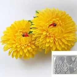 Metal Cutting Dies Cut Die Mold Chrysanthemum Petal Metal Die Scrapbook Carbon Punch Knife Paper Craft Mould Stencils Mold