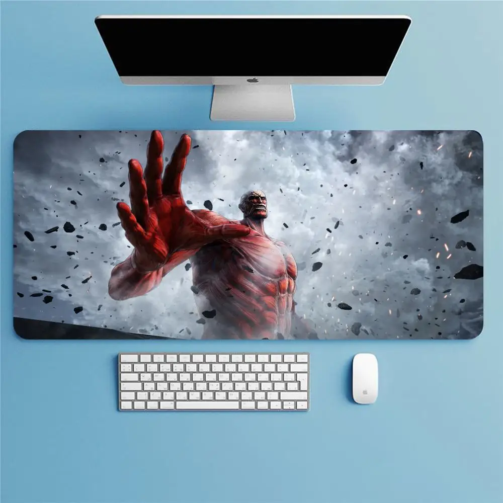 Anime Gamer PC Accessories Mouse Pad Attacks On Titanes Game Mouse mat XXL Play mat  Carpet Pad Not book Computer Mouse Baby Be