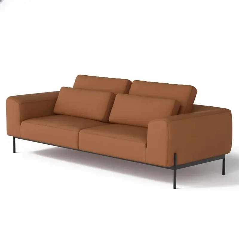 

Роскошный итальянский диван из высококачественной искусственной кожи PU, элегантный офисный диван для руководителя, генерального директора, VIP-комнаты, диван для приемной с чехлом.