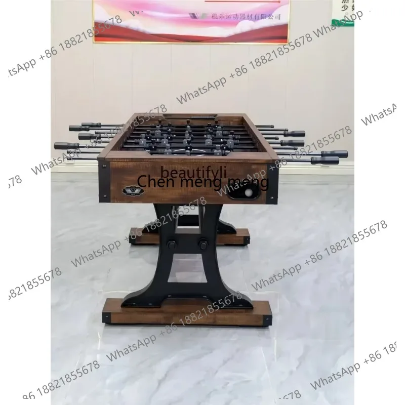 

LHX26 ss 26 Table Football Table Desktop Foot Travel 8-Pole Adult Luxury Heavy Solid Wood American Classical