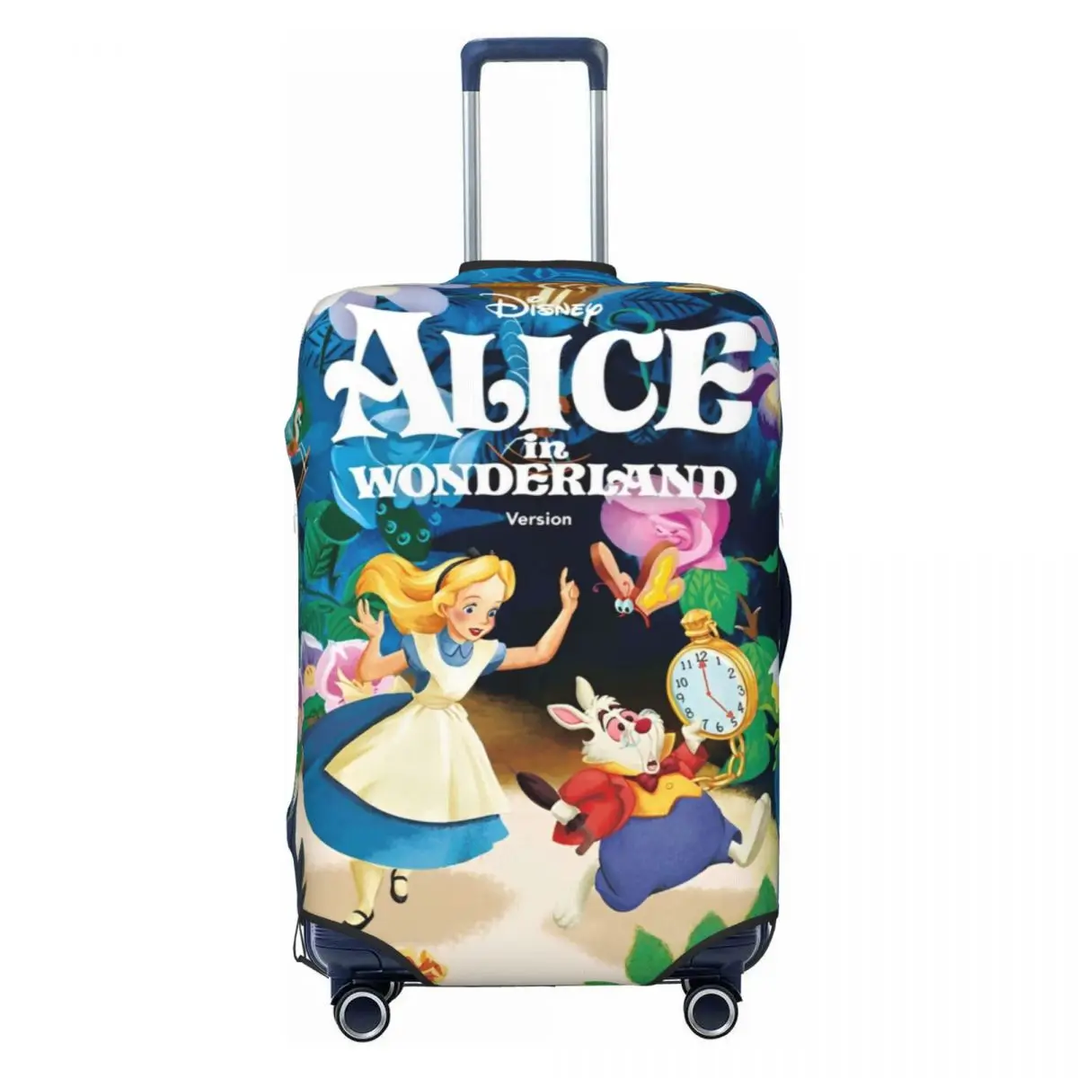 

Alice In Wonderland Suitcase Cover Vacation Practical Luggage Supplies Travel Protector