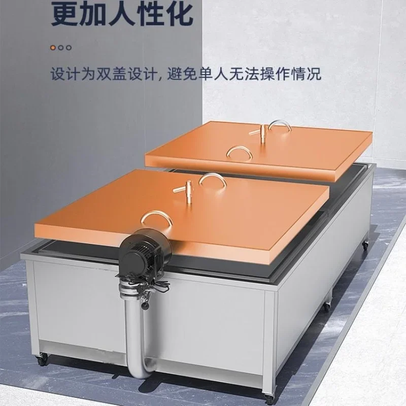 Brewing equipment Spreading bed Stainless steel steamed rice bed Spreading grain with curved large pot Cooking saccharification