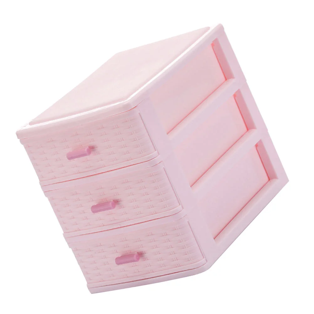 Multi-layer Desktop Storage Box Bins Closet Drawer Unit Plastic Containers Makeup Case