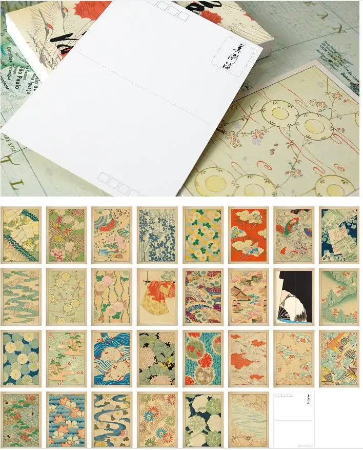 30 قطعة/المجموعة DIY الكرتون فتاة بطاقات المعايدة الفن اللوحة الزخرفية ملصق صغير بطاقة بريدية بطاقة رسالة القرطاسية للفتيات