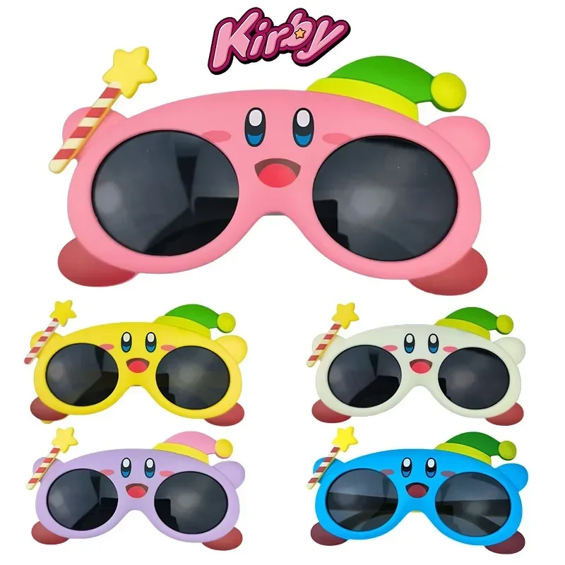 Kirby Children Sunglasses Cartoon Anime Summer Uv Protection Eyeglasses Boys Girls Cute Sunglasses Funny Glasses Birthday Gift