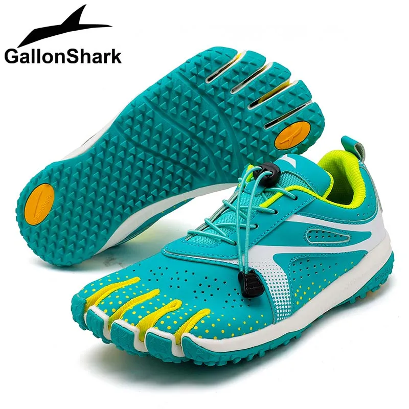 GallonShark Five-Toe Breathable Non-Slip Barefoot Sneakers Outdoor Shoes for Men Women Hiking Yoga and Fitness