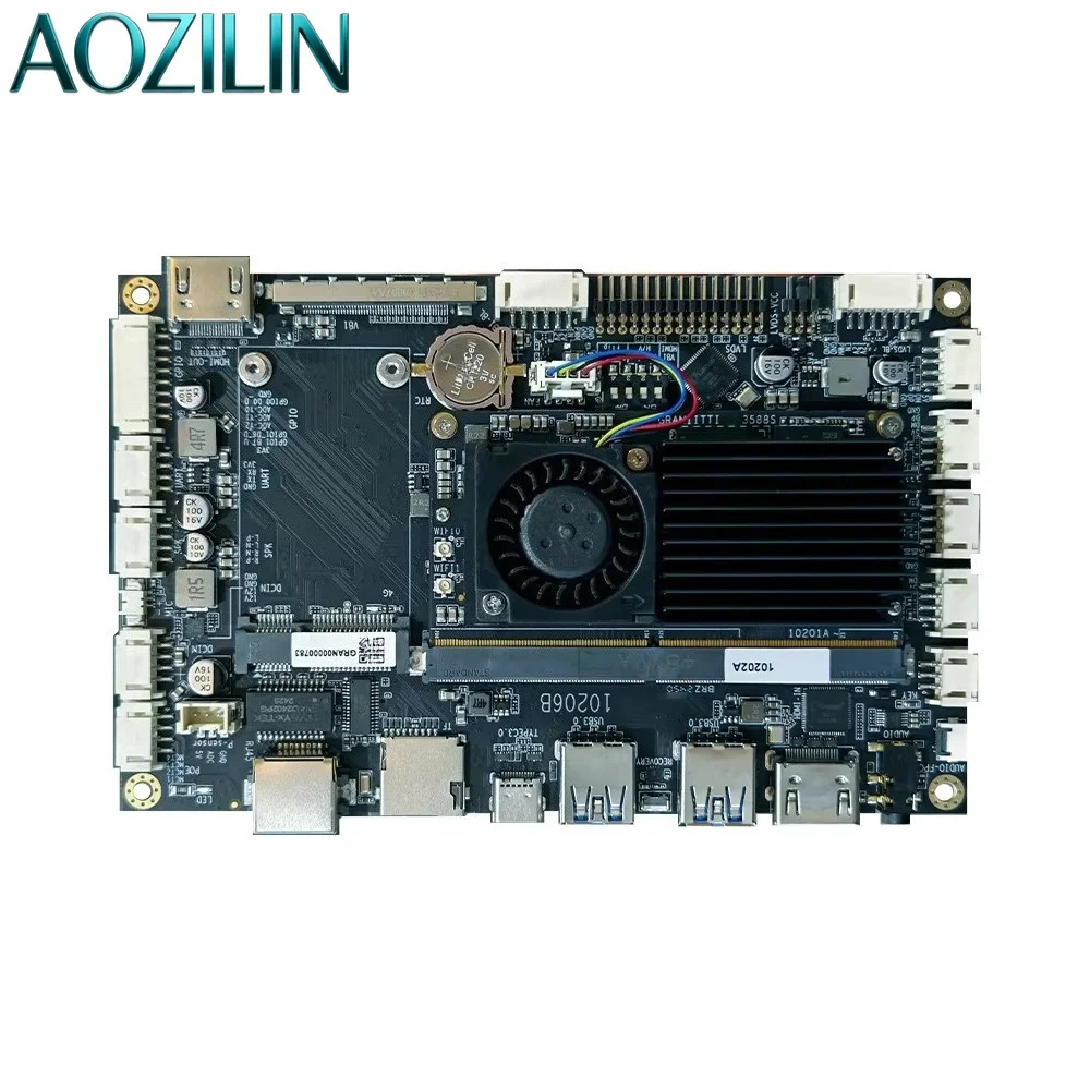 AOZILIN RK3588 Core Board AIoT Development Kit WiFi6 Open Source SDK PCB Design Assembly for Embedded AI