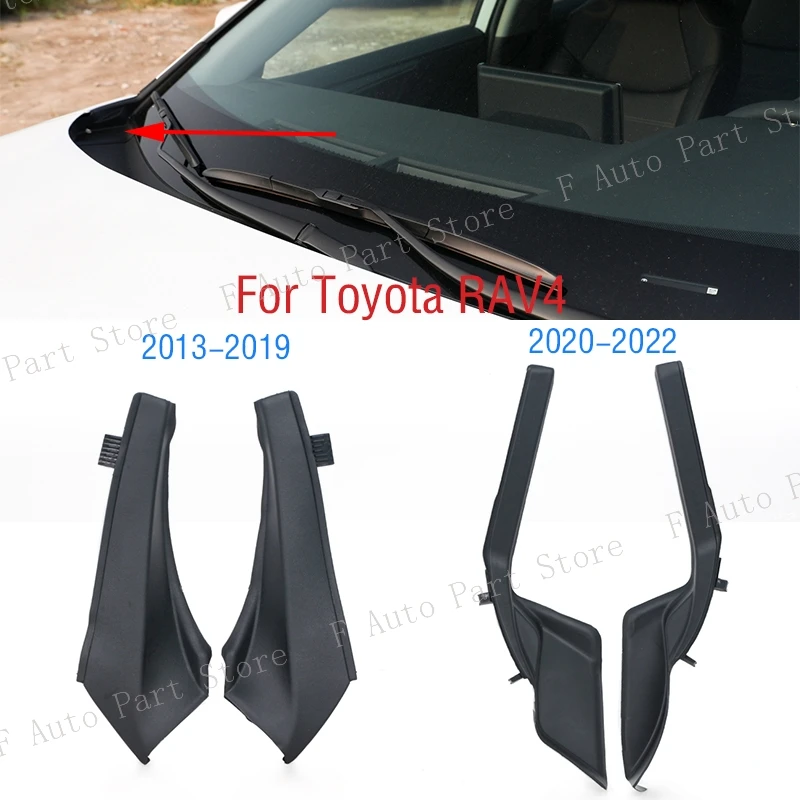 LHD For Toyota RAV4 2013-2015 2016 2017 2018 2019 2020 2021 2022 Front Windshield Wrap Corner Trim Wiper Side Trim Cover Lid