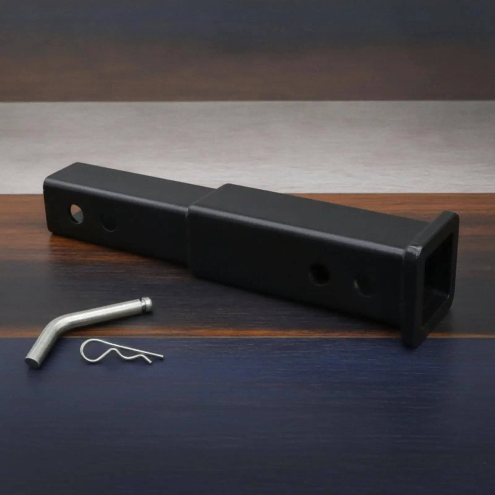 Trailer Hitch Extender 12 Inch Steel Square Receiver Adapter for Truck SUV Spare Tire Clearance