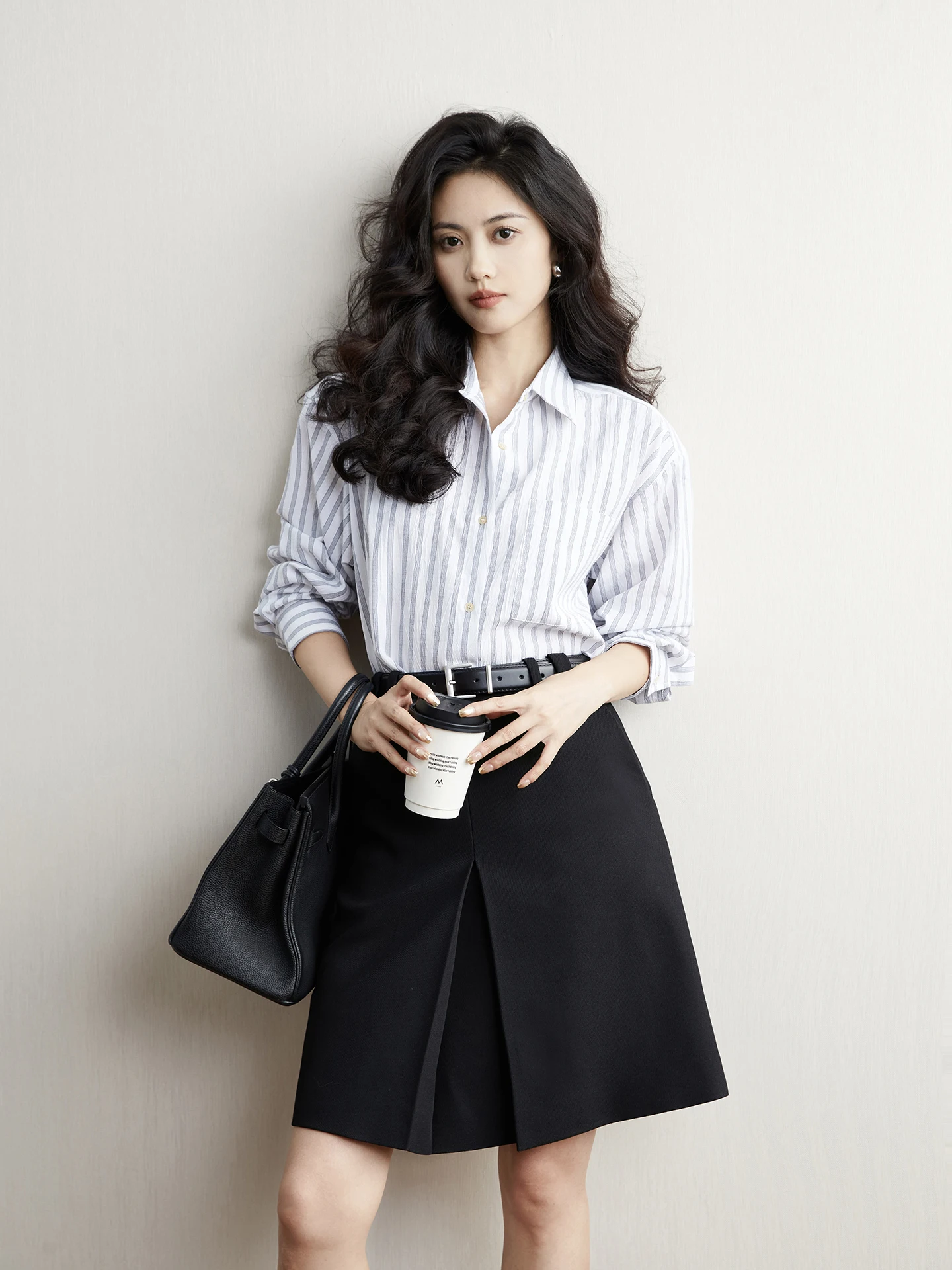 

Женская полосатая рубашка TAIYANG OFFICE с длинным рукавом для офиса и повседневной носки, весна 2026, новая модель, дышащая, из хлопка, повседневная