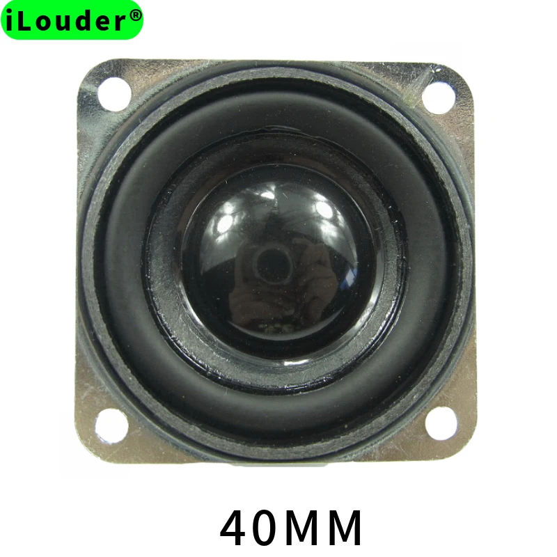 

(40MM-F1) Square 40MM 4Ohm/8Ohm optional RMS 3W Full Frequency Speaker 1.5 Inch neodymium 16-core PU-edge Speakers(1pcs speaker)