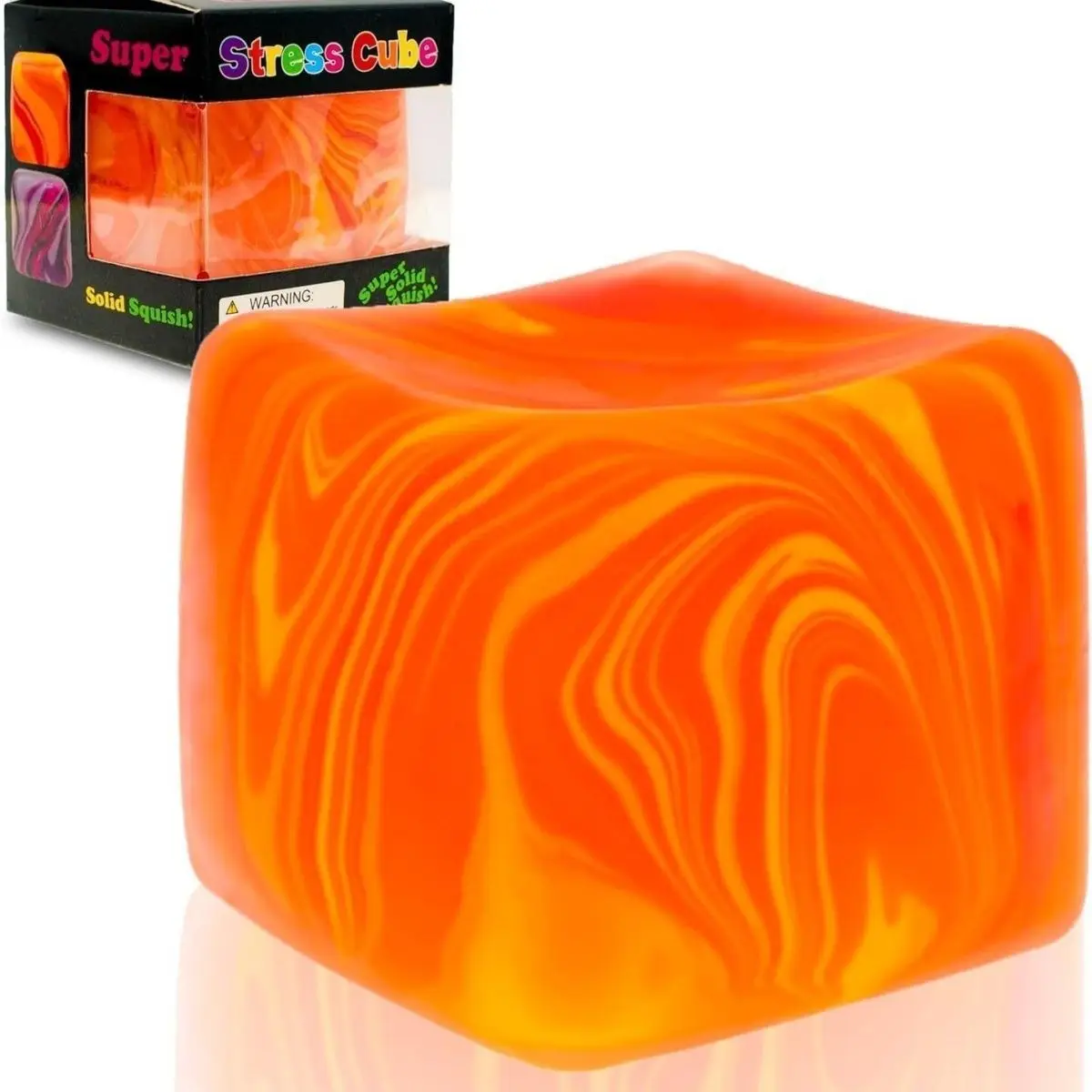 New Hot Selling Needoh Style Ice Cube Stress Relief Toy Flow Pattern Water Drop Squishy Bounce Back Squeeze Maltose Fidget