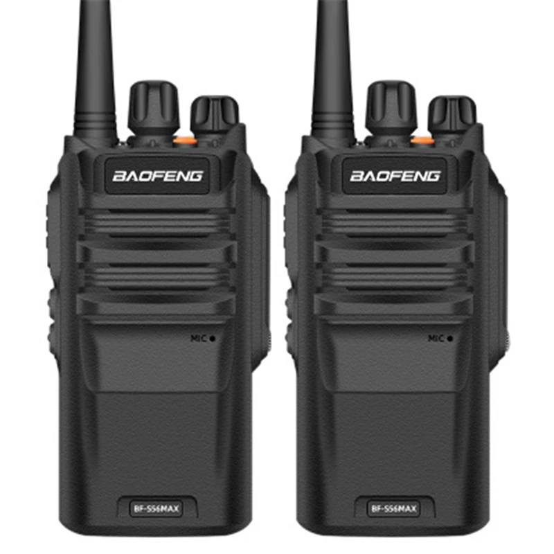 Walkie Talkie Profesional BAOFENG S56 Max 2PCS Long Range 10KM Portable Waterproof High Power Two Way Ham Radio 16CH Walkie 10w