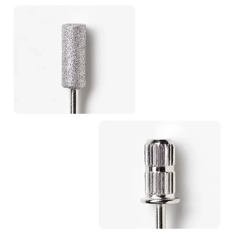 6 Teile/los Nail art Liefert Elektrische Bohrer Bits Datei Stehenden Schleifen Kopf Sand Ersatz Polnischen Maschine Set Kit Maniküre Werkzeug