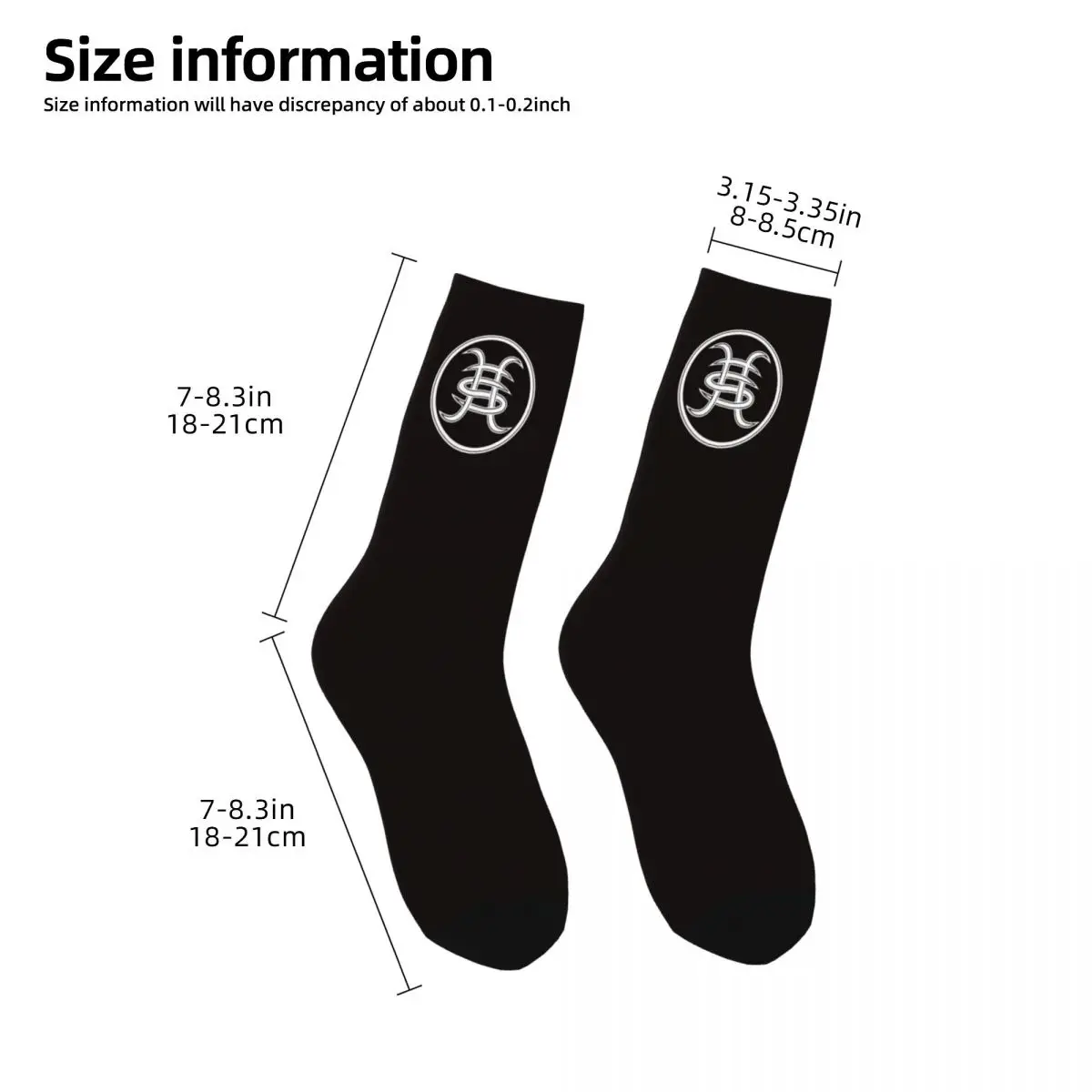 Chaussettes à col rond pour hommes et femmes, chaussettes de cyclisme, cadeau de nouveauté, printemps, été, automne, hiver, reconnaissance Del Silays o