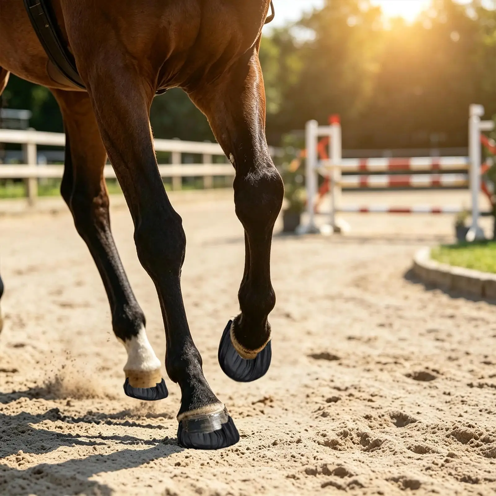 Horse Hoof Wrap Horse Hooves Protection Care Tape Adhesive Hoof Wrap For Stable Racing Outing Competition Outdoor Field Training