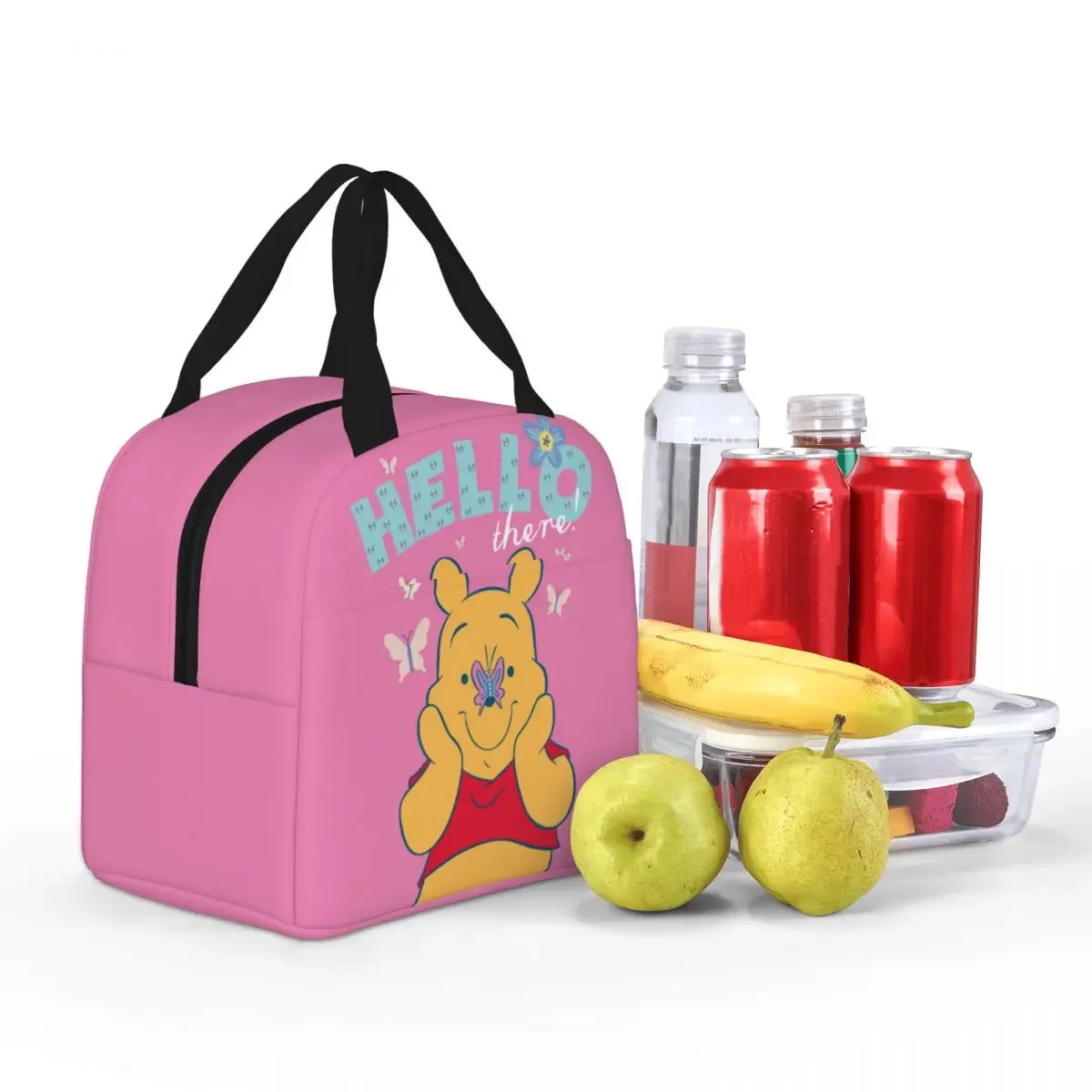 Winnie The Pooh borsa termica per il pranzo borsa termica contenitore per il pranzo ciao a tenuta stagna Tote Lunch Box uomo donna College Outdoor