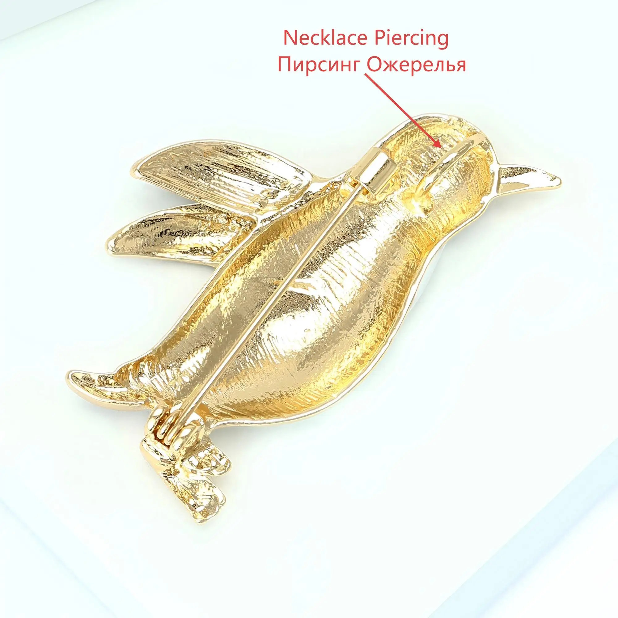 Beaut&Berry Simpatiche spille con pinguino smaltato per donna Spille con animali unisex Accessori per feste casual Nuovi regali Decorazione per amici