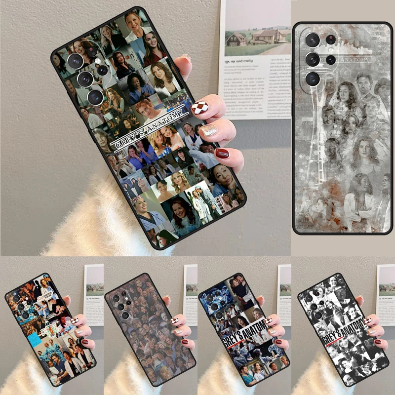 Capa de Telefone Derek Shepard Grey Anatomy para Samsung Galaxy Note 10 Pro S26 Ultra S23 S24 FE S25 S21 S22 PLUS à Prova de Choque