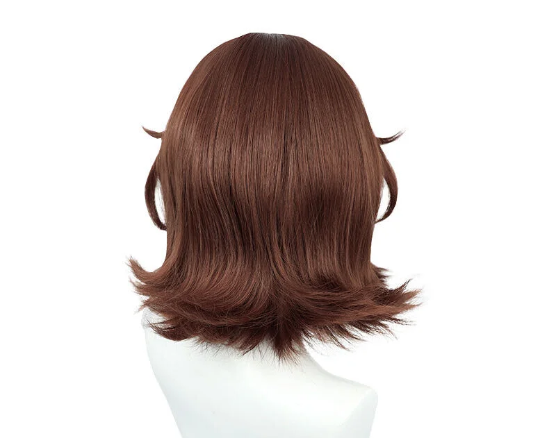 Sougen Sara Perucas Cosplay para Mulheres, Cabelo Sintético Castanho, Sala de Aula Espião, Festa, 38cm