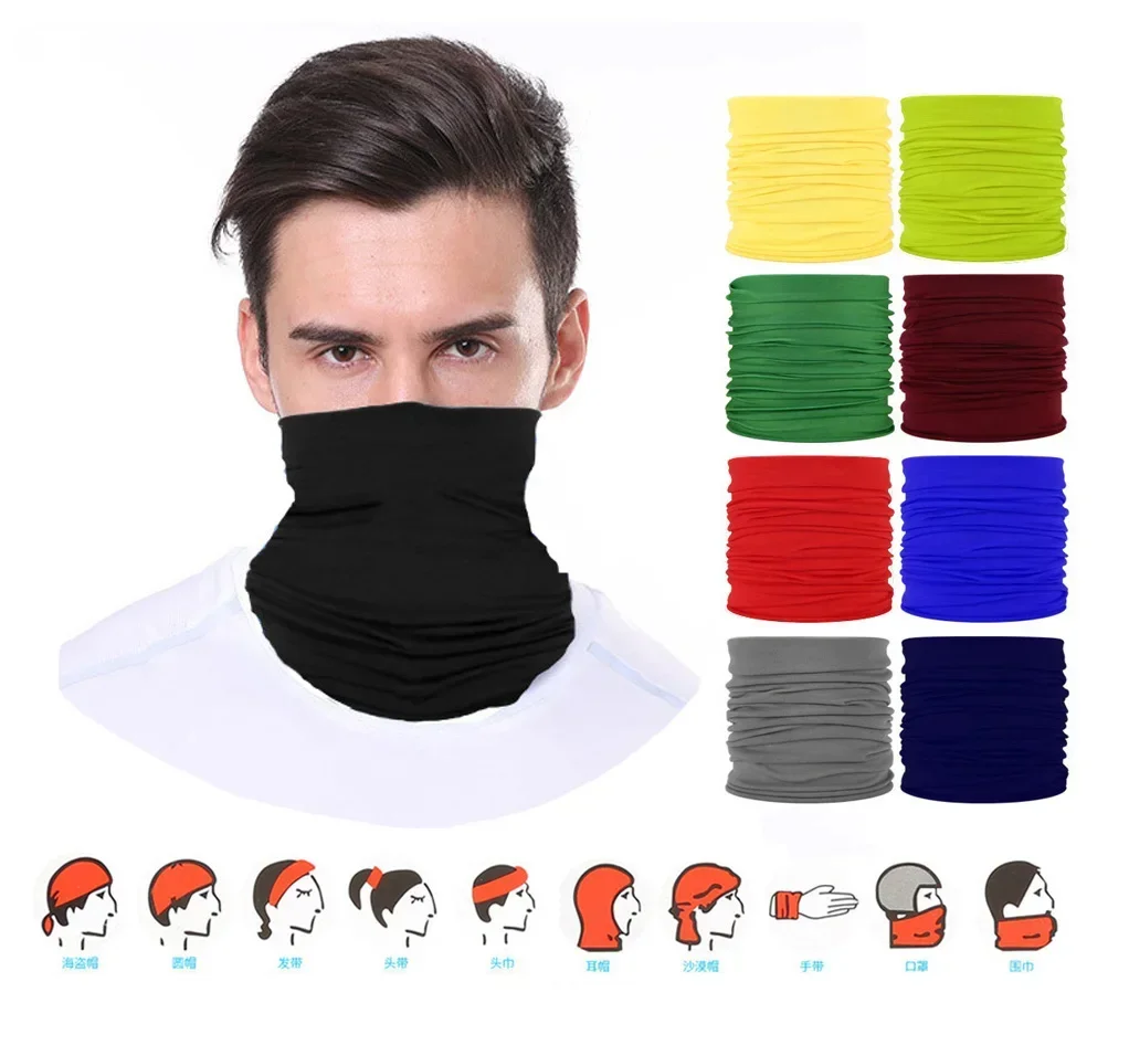 Windproof Head Scarves Neck Warmer Cycling Camping Bandana Women Accessories Mask Cycling Men Hiking Magic Outdoor Fashion Scarf