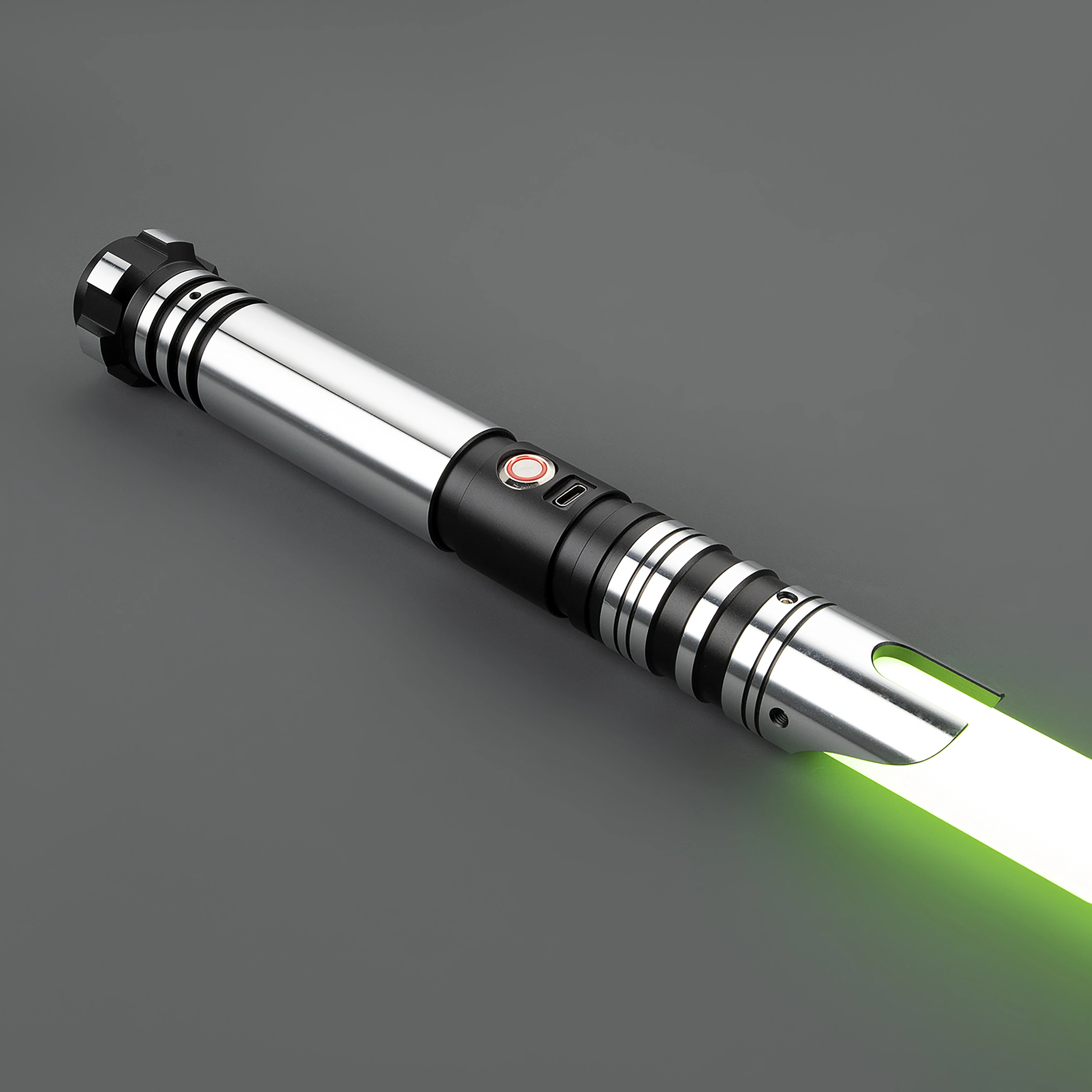 LGT Saberstudio Metal Hilt Force Heavy Dueling Light Saber Cambio colore infinito con 16 caratteri sonori Altalena liscia e sensibile