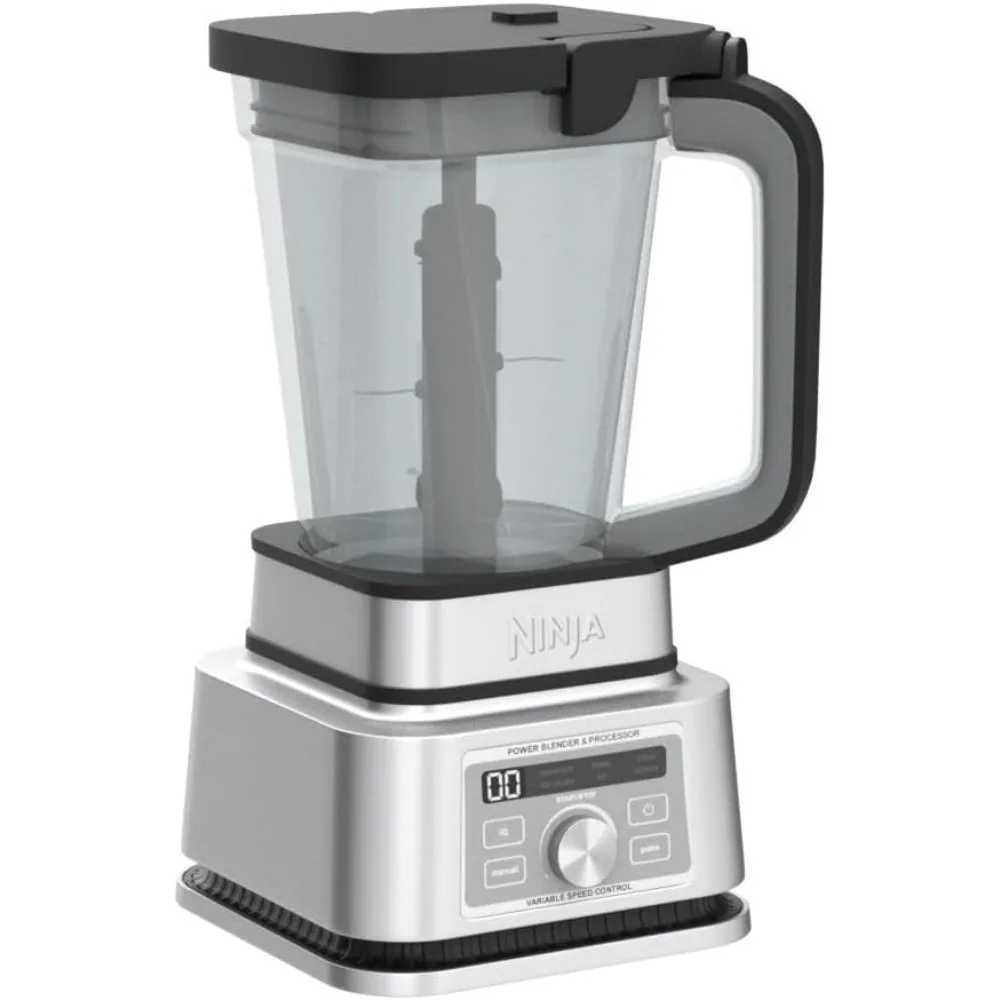 Blender i procesor mocy. Blender kruszący 3 w 1, mikser do ciasta i robot kuchenny 1400WP smartTORQUE