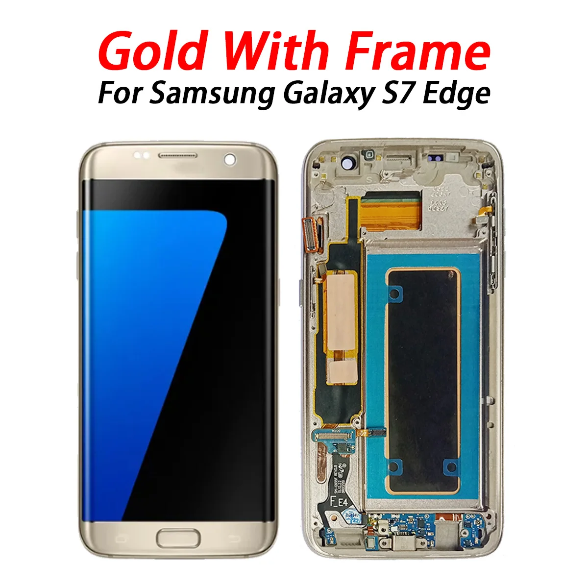 OLED LCD Display For Samsung Galaxy S7 Edge G935 G935F G935FD G935V G935A LCD Touch Screen With Frame