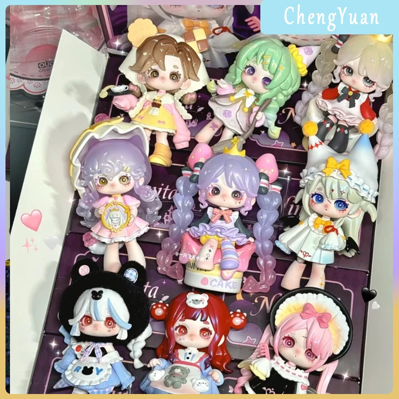 

New Genuine Ninita Mirror Paradise Series Blind Box Cute Figurine Doll Collection Desktop Ornament Fashion Trend Gift Girl