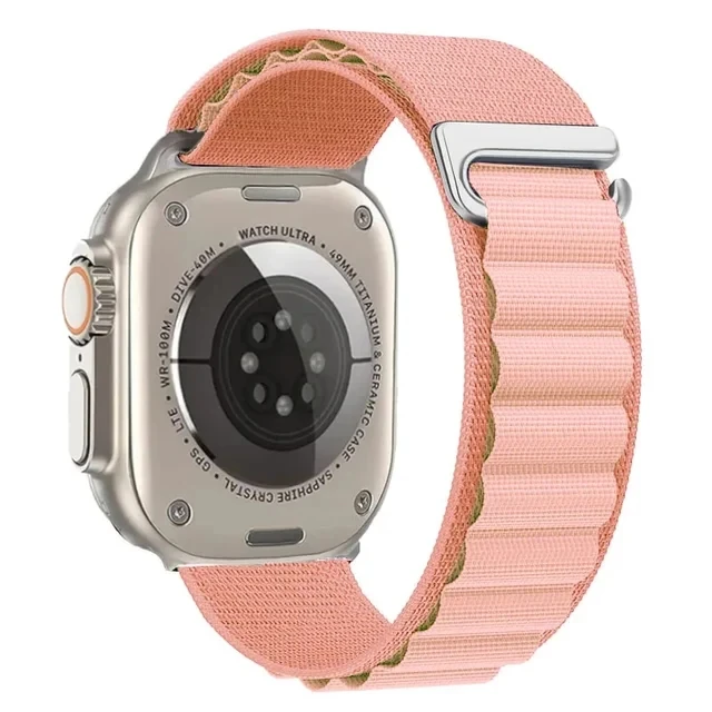 Alpine Loop Strap für Apple Watch Band Ultra 2 3 49 mm 46 mm 44 mm 40 mm 45 mm 41 mm 42 mm 38 mm Nylonarmband für iWatch 11 10 9 8 SE3