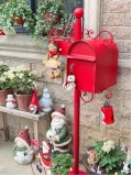 Vintage Iron Mailbox Floor With Lock Mailbox Outdoor Rainproof Letterbox Villa Mailbox Decoration