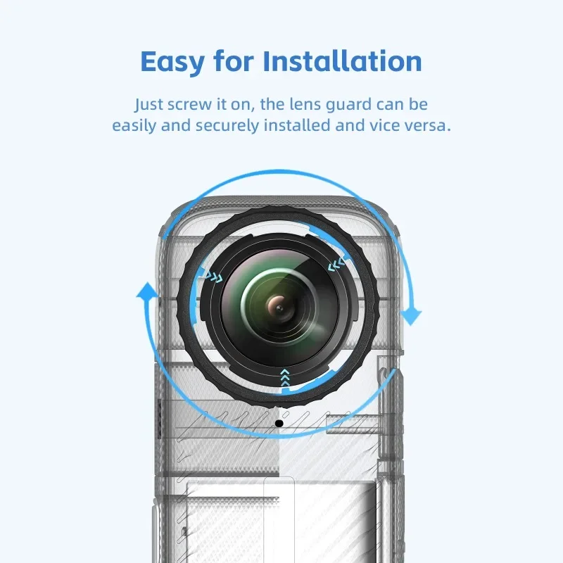 AMagisn ل Insta360 X4 PMMA حامي العدسة واقية insta360 X4 ملحقات الكاميرا الرياضية