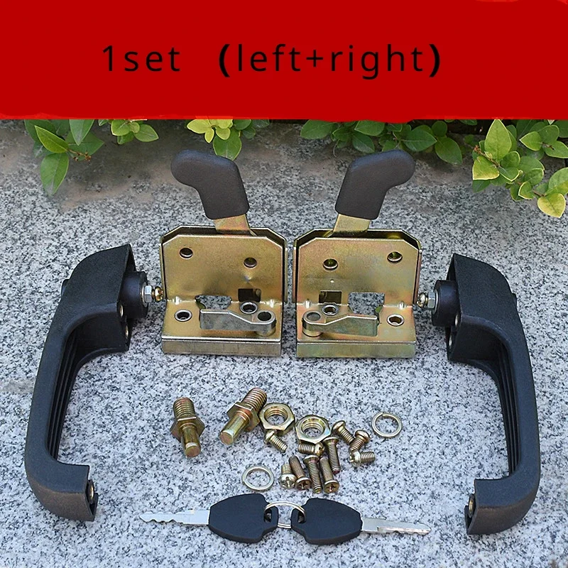 

Electric Tricycle Four-wheeled Car Closed Shed Wagon Lock Door Assembly Door Handle Handle