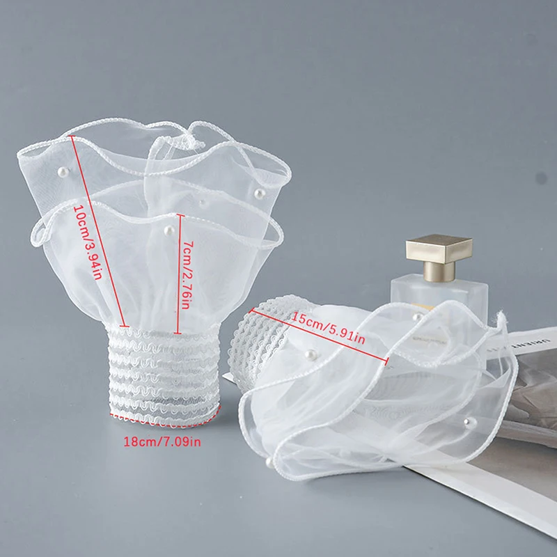 

НОВИНКА: 1 пара тюлевых перчаток для фотосъемки ногтей, имитация плиссированных манжет, реквизит для маникюра, рукава для демонстрации типсов, модные аксессуары