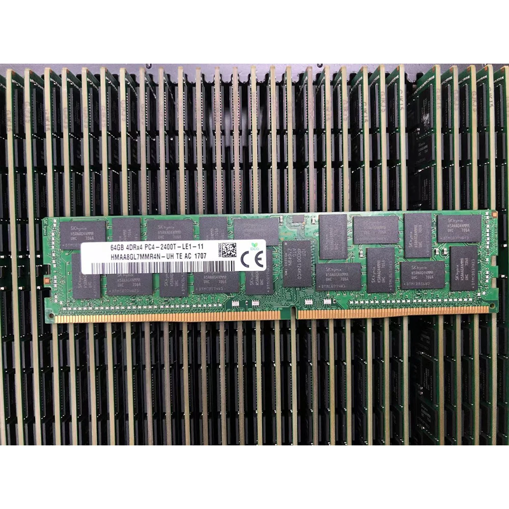 1 buah HMAA8GL7MMR4N-UH memori Server untuk SK Hynix RAM 64G 64GB 4DRX4 PC4-2400T-L DDR4 2400 REG LRDIMM