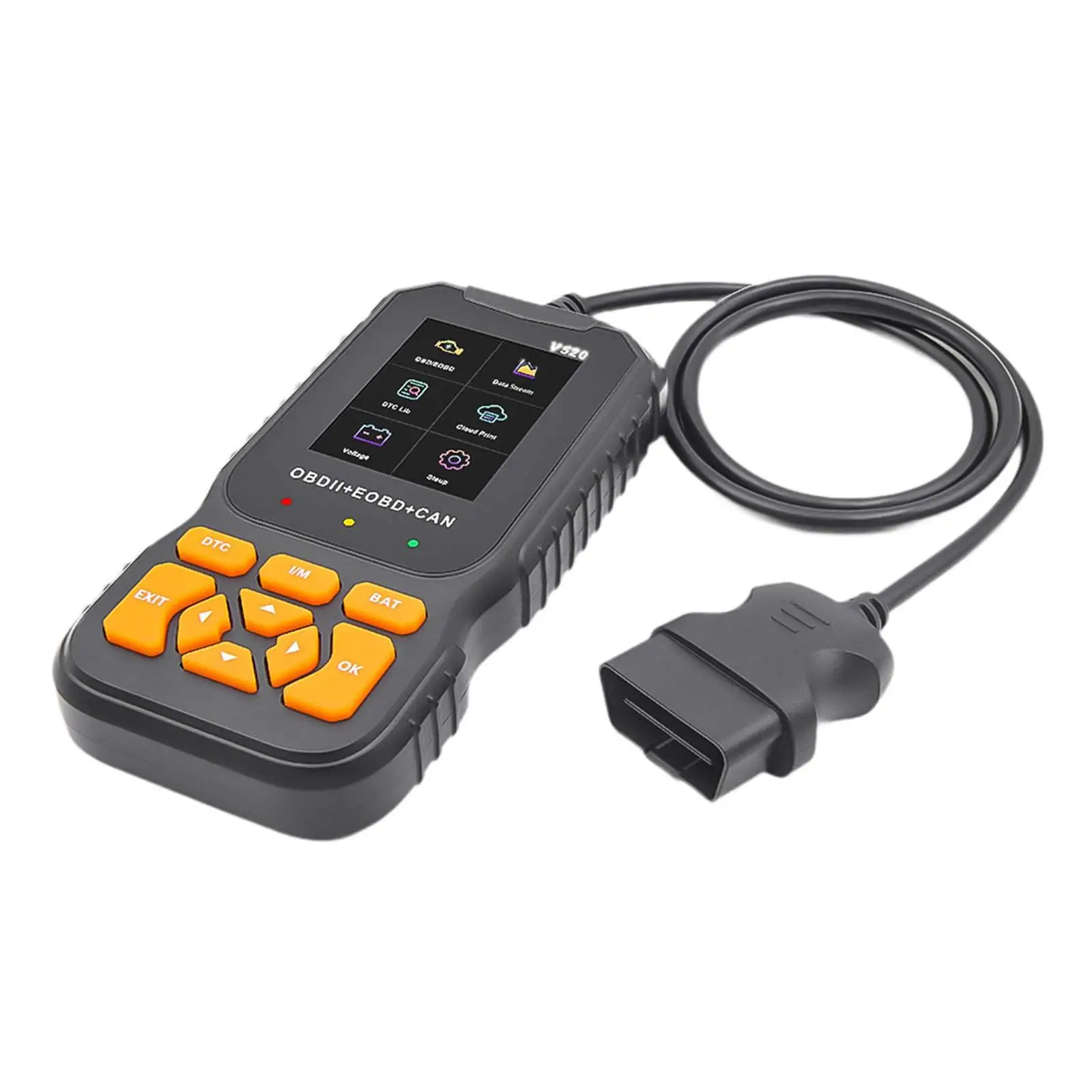 Diagnose scan Tool Real Time Display Screen Display Engine Fault Scanner