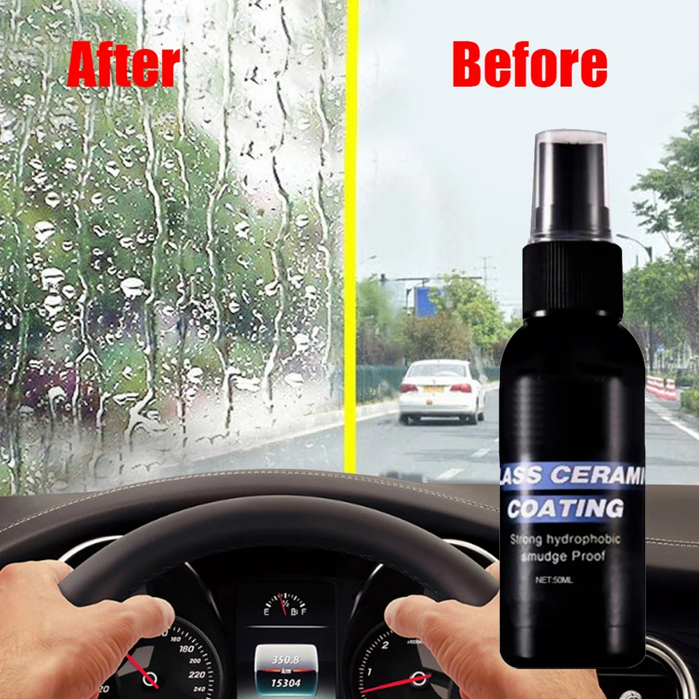 Water Repellent Spray Anti Rain Coating For Car Glass Hydrophobic Anti-rain Automobile Windshield Water Repellent