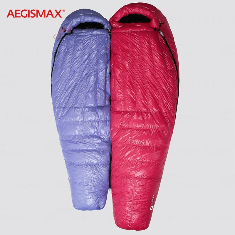 AEGISMAX Ultra Future Sleeping Bag Outdoor Ultralight Quilt 800FP Goose Down Mummy Sleeping Bag For Adult Camping Hiking Tourism