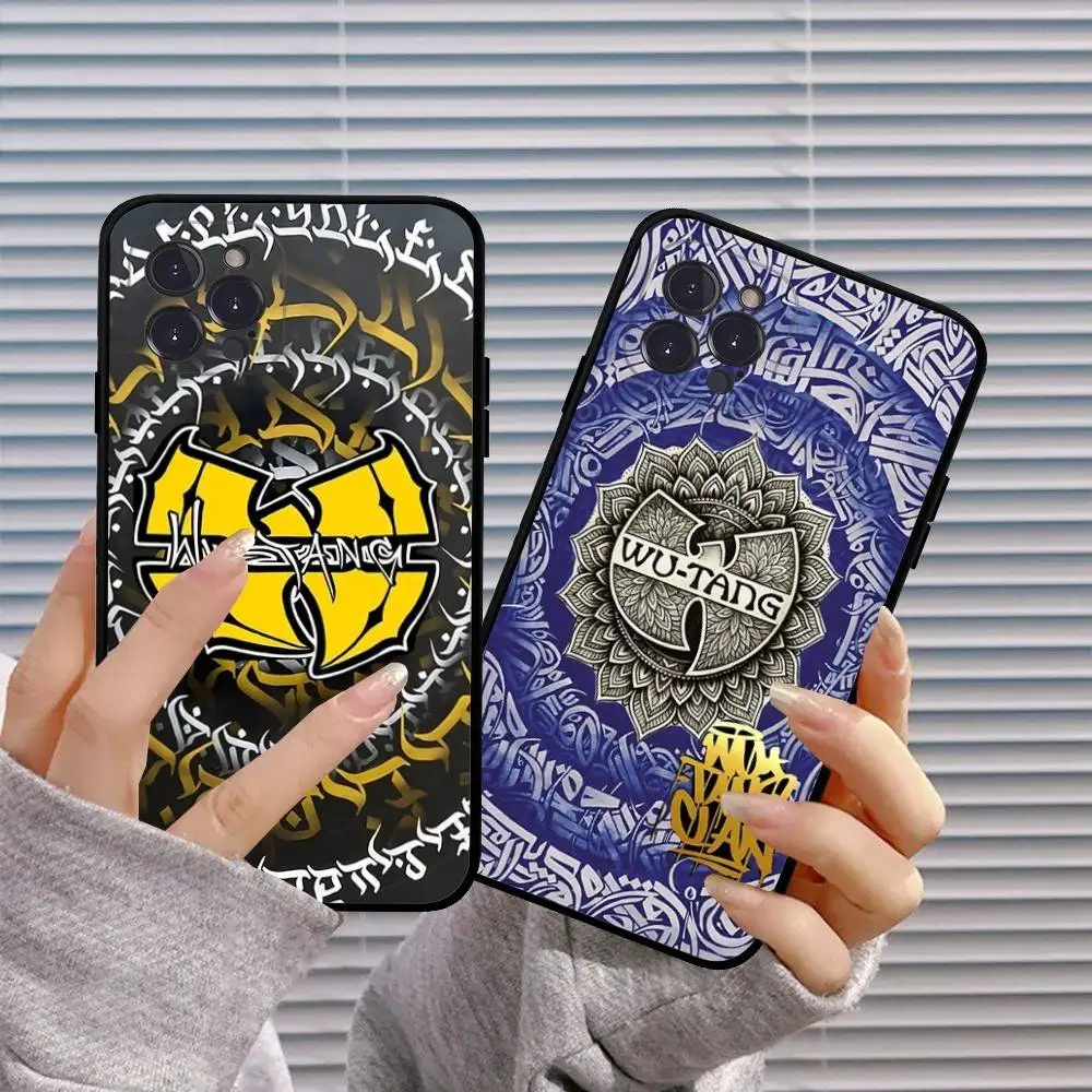 Hip Hop Singer W-wu T-tang Clan Phone Case For IPhone 17 16 15 14 13 12 11 Pro Max Plus Mini Silicone Black Cover