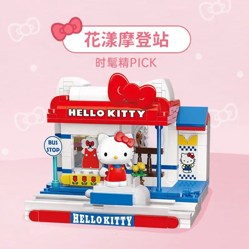 Keeppley Sanrio Building Blocks Doll Series Desktop Decoration Puzzle Assembling Model Children Toys Birthday Gift