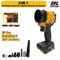 Brushless Cordless Vacuum Cleaner Blower Air Duster 2 in 1 Handheld Floor Carpet Car Electric Power Tool For DeWALT 20V Battery