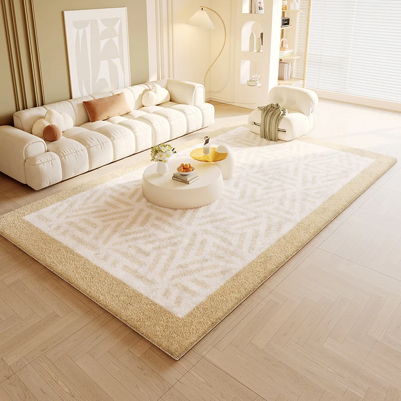

VIKAMA Color Printed Carpet Imitation Cashmere Living Room Tea Table Bedroom Carpet Anti slip Water Absorbing Home Decoration