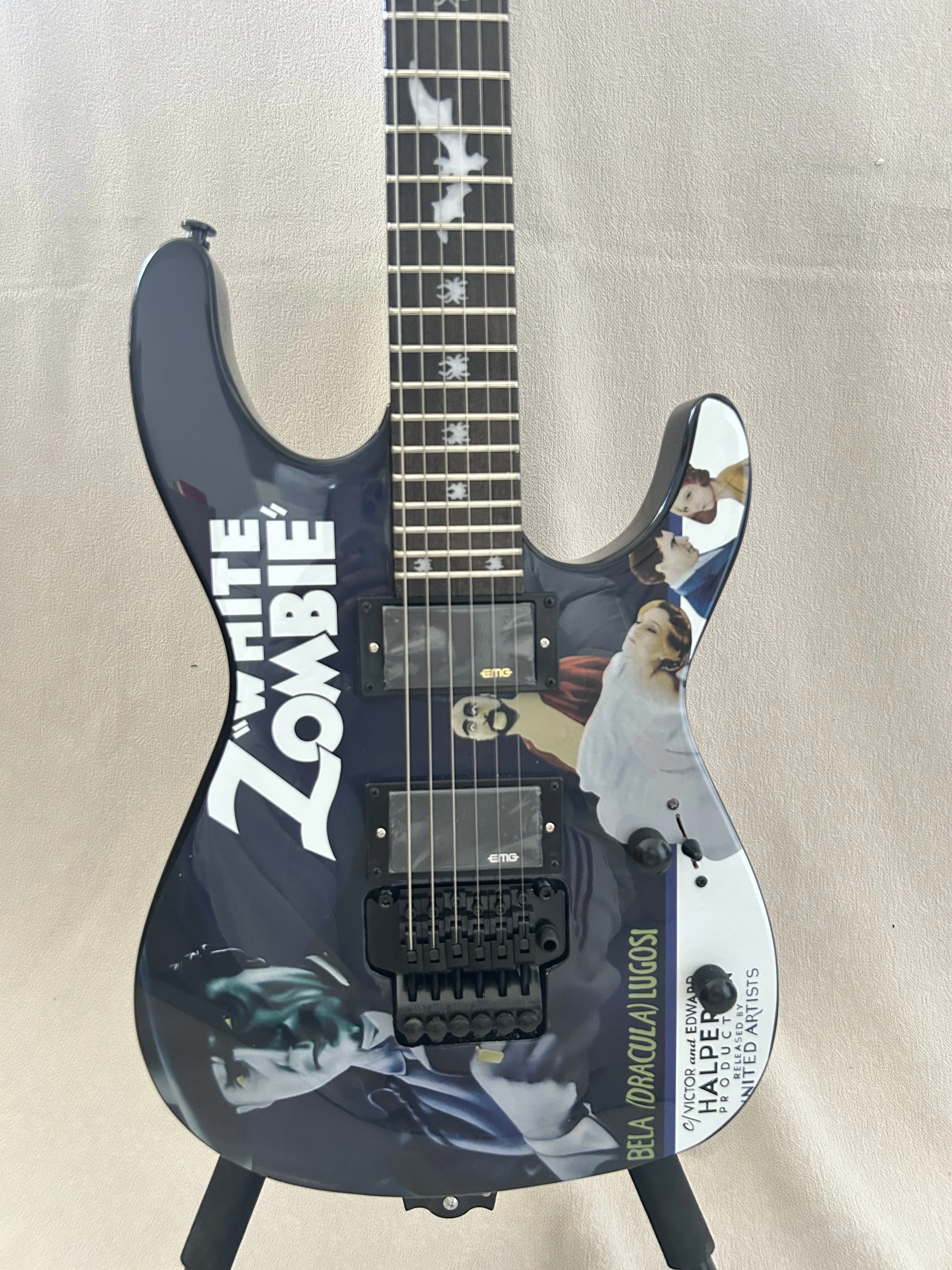 KH-WZ KIRK HAMMETT MODEL جيتار كهربائي EMG Active Pickup Floydrose Vibrato