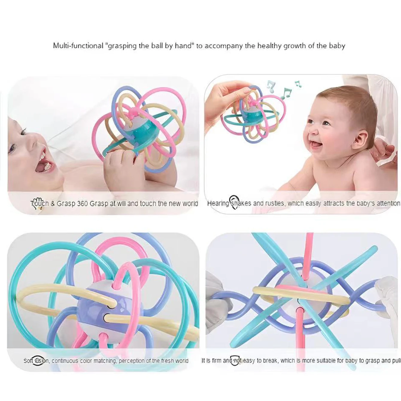 Jeux de développement mentaires oriels pour bébés, jouets pour bébés, cadeau nouveau-né, document pour bébé, jouets de perception, 0-12 mois