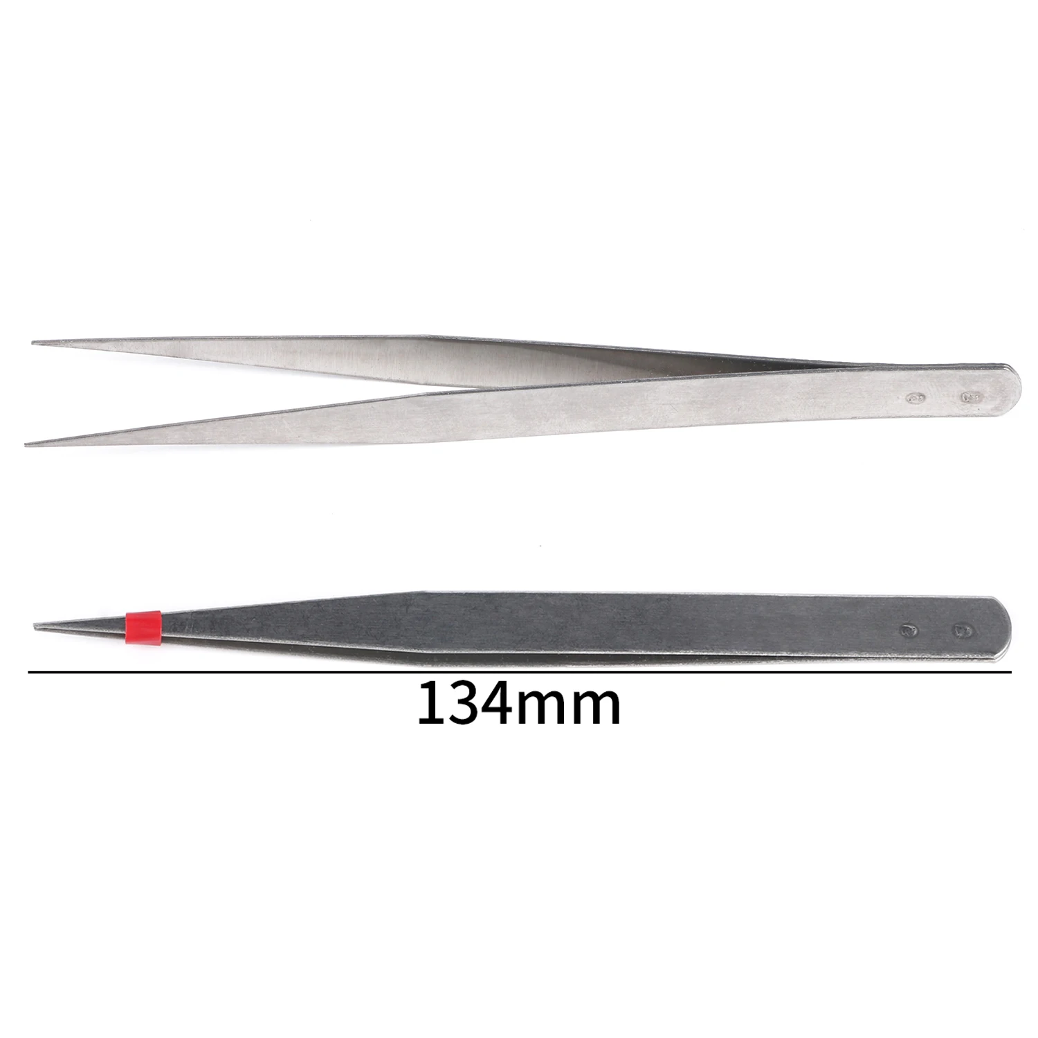 1pcs Professional Jewelry Tweezers Set Straight/Curved Tip Tweezer Chain Tweezer Welding Tweezer Gem Beads Pickup Jewelry Tool