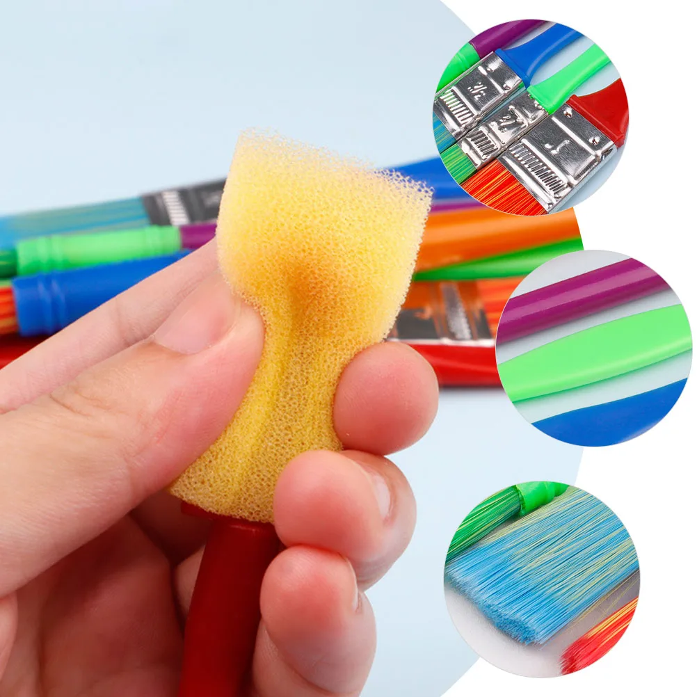 

14 Pcs Brush Tool . Paint Brushes Multifunction Painting Supplies for