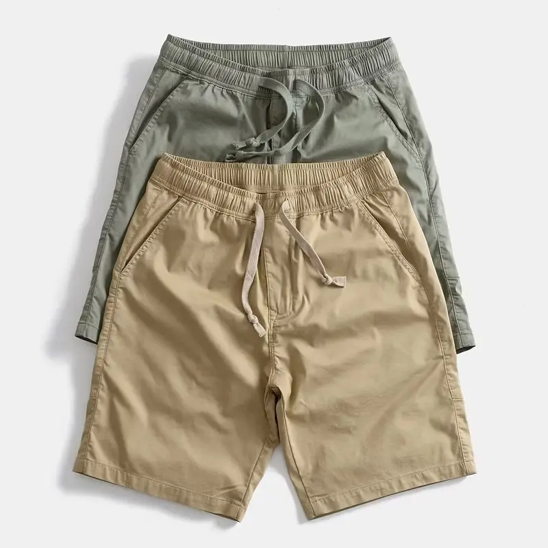 

Summer American Casual Workwear Five-Point Cotton orts Men's Loose Straight Legged Comfortable to Wear for Work And Sports